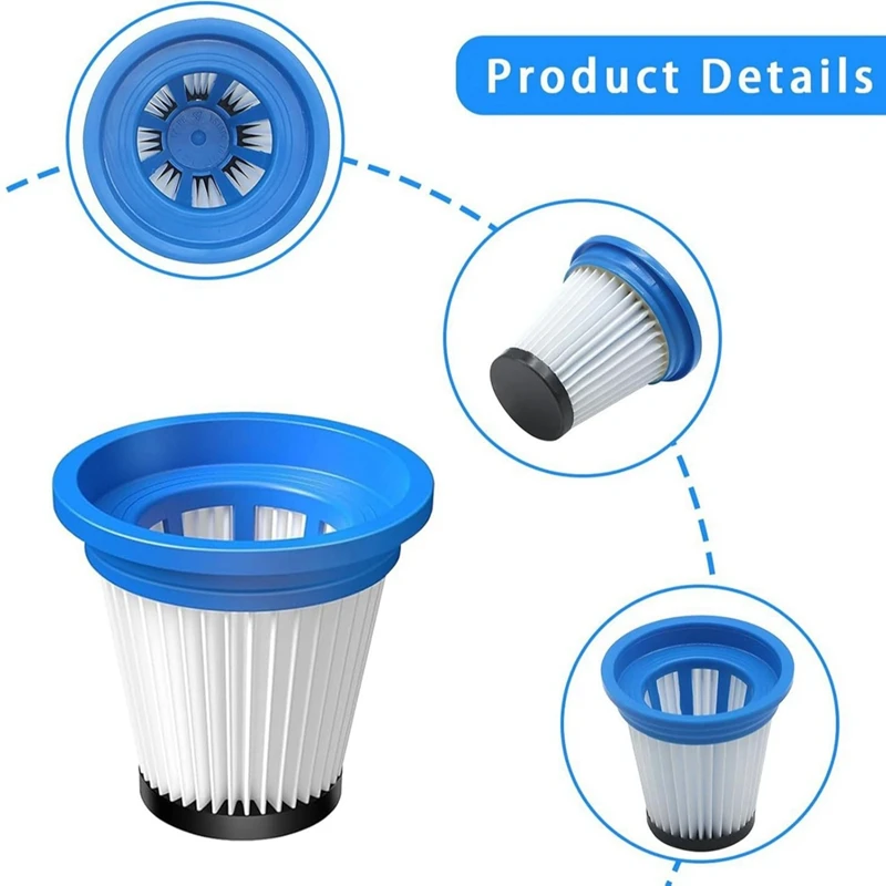 ชุดตลับกรองสูญญากาศ 6 ชิ้นสําหรับ Kenmore 520280   DS1030 DS1020 อุปกรณ์เสริมเครื่องดูดฝุ่นอะไหล่