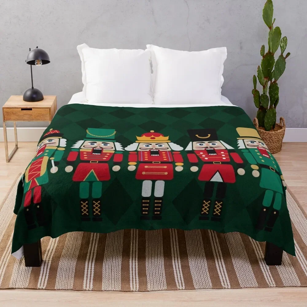 

The Nutcrackers Throw Blanket christmas decoration Plaid on the sofa Tourist Decorative Sofa Blankets