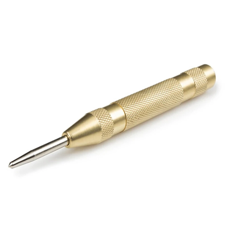 

Automatic Center Pin Punch Woodworking Tools Spring Loaded Marking Metal Drill Bits Wood Press Dent Marker Tool