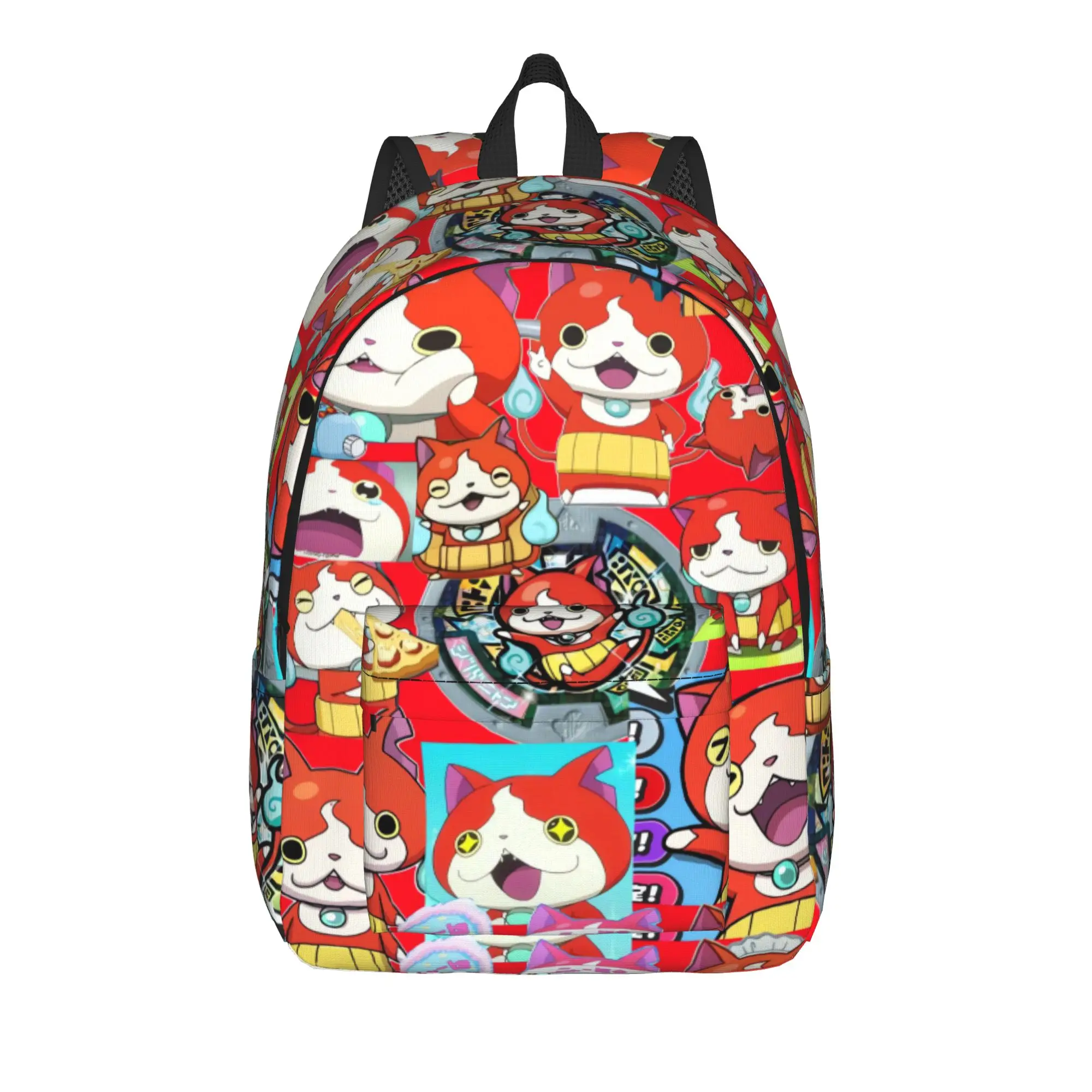 Yokai Watch Jibanyan 2 Backpack Youth  Lightweight Backpacks Polyester Stylish School Bags Sport Colorful Rucksack