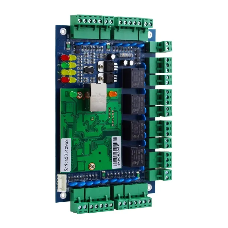 TCP 1/2/4 door 32-bit controller multi door access control machine SDK connected Wiegand readernetwor networking control board