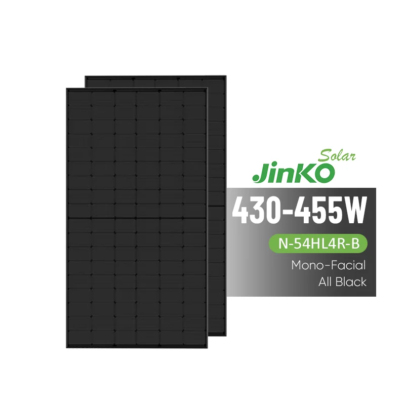 Jinko Tiger Neo N Type 108 Cells All Black A Grade Solar Panel 455w 445w 430w 435w 440w With 30 Years Warranty Mono Modules