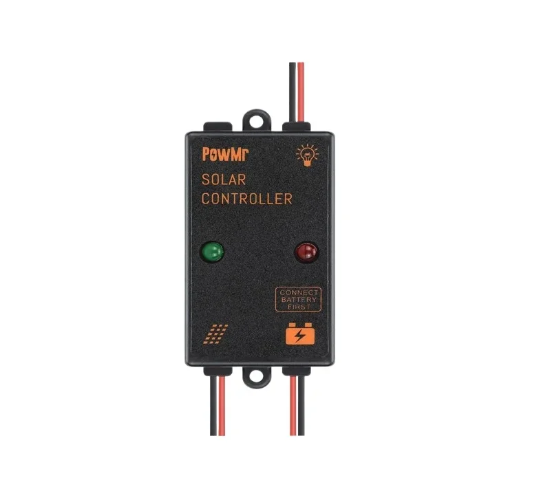 PowMr PWM 5A 12V Mini Solar Controller IP67 Waterproof Mini Solar Charge Controller For Lead-Acid Battery