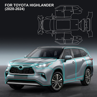 KUNGKIC PPF TPU for Toyota Highlander 2020-2024 Pre Cut Paint Protection Film Clear Kit Bra 8.5mil Invisible Car Body Film