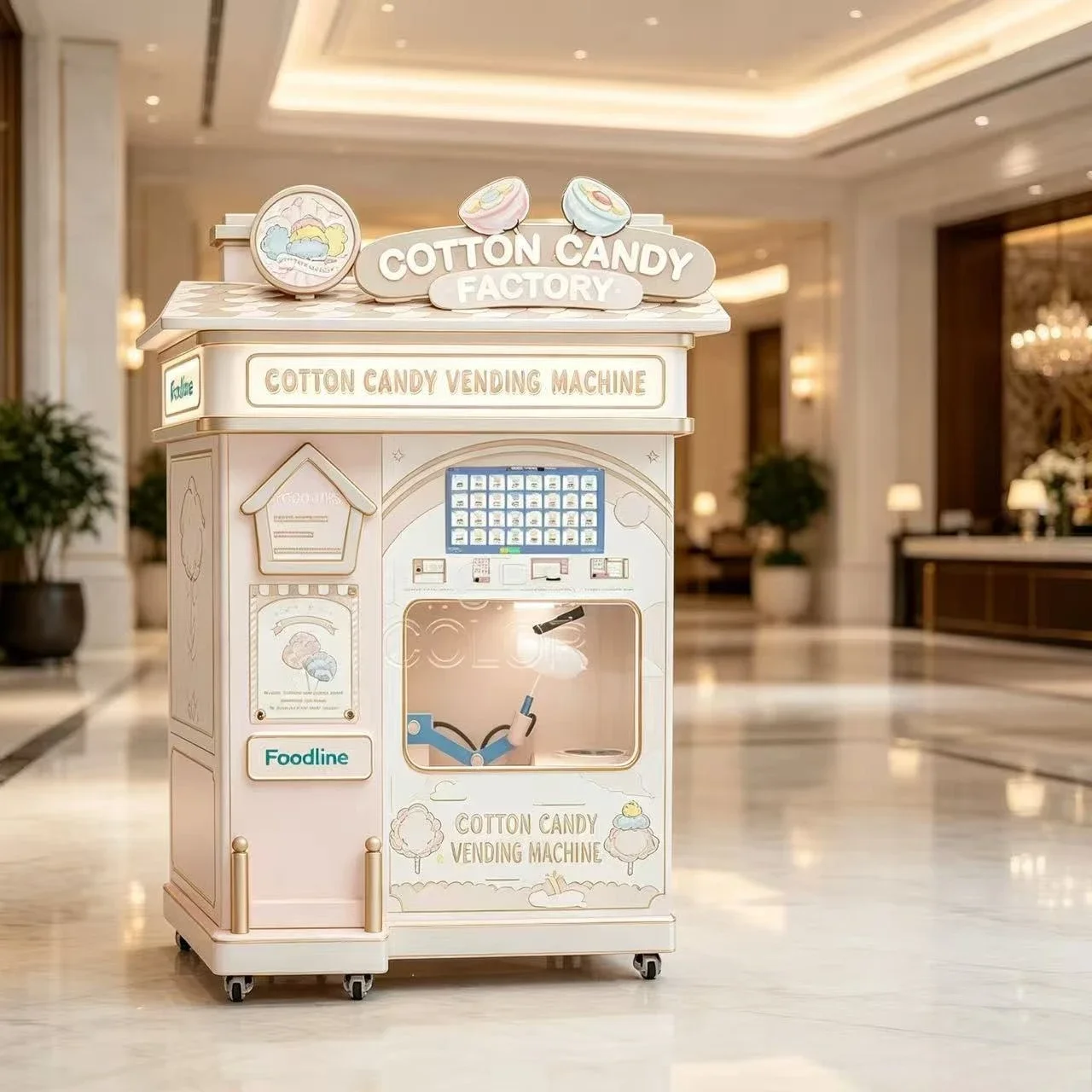 FL A Variety of Fully Automatic Cotton Candy Making Machines Best Selling Cotton Candy Making Machine