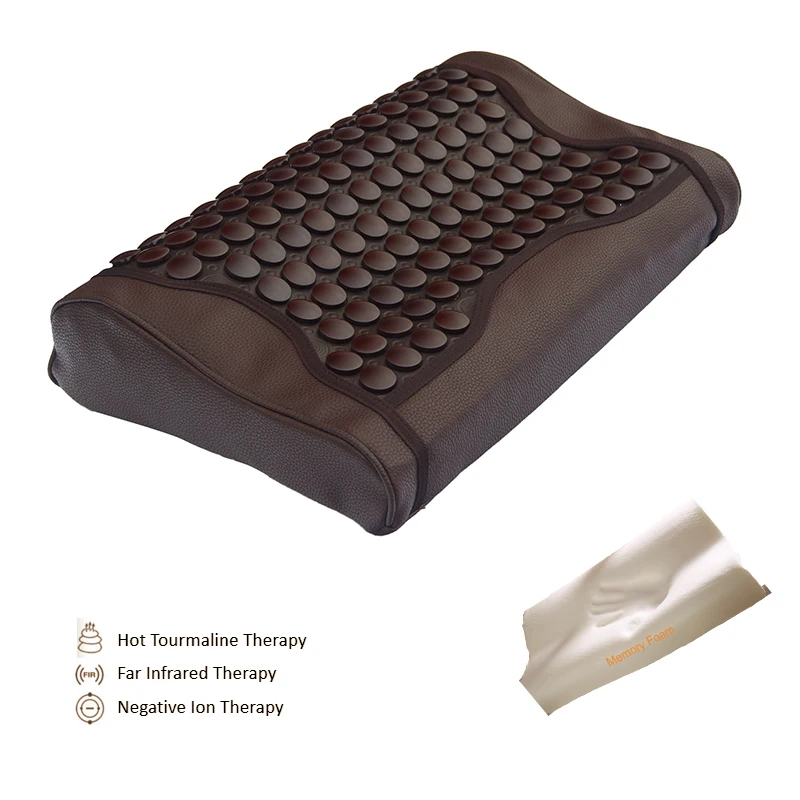 

Матрас с турмалином и нефритом для снятия боли в шее: ортопедическая подушка с эффектом памяти, тепловым воздействием и массажем