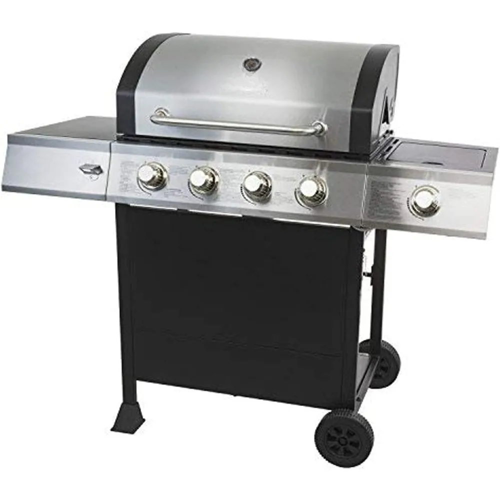 

4 burner open cart propane gas grill, 23.82 "D x 54.5" W x 46.25 "H