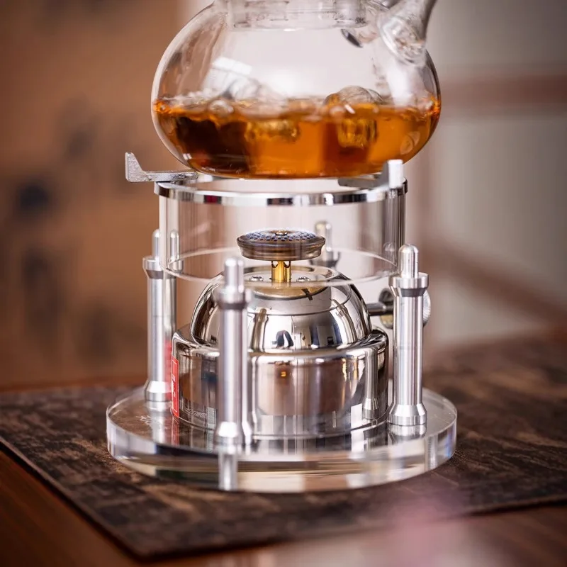 Tianjiu gas stove windproof inflatable stove to boil tea, outdoor portable outdoor high-end travel tea set, easy to boil water