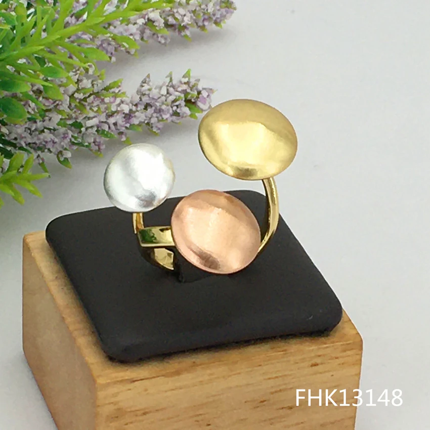 

Yuminglai High quality Ladies party Ring 18K real gold plated ring free delivery gift FHK13148