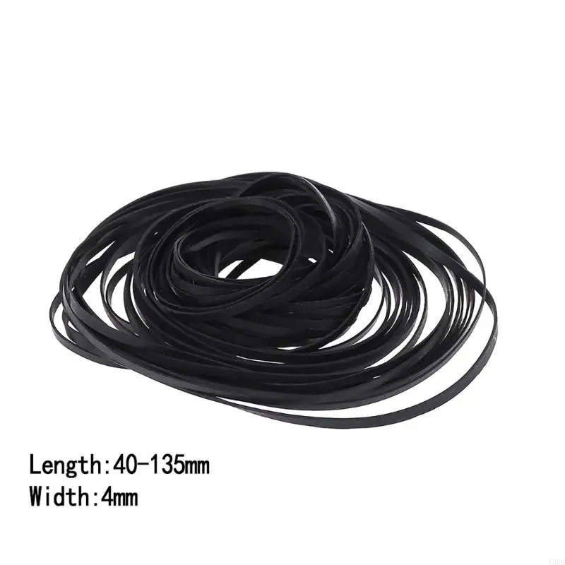y88b 100pcs أحزمة محرك مسطح متنوع 4 مم