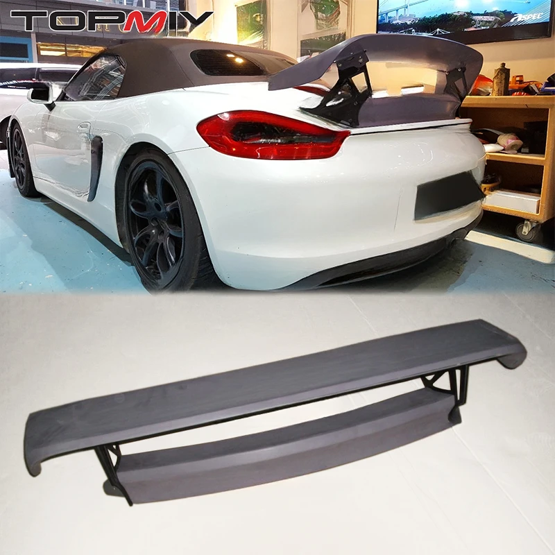 For Porsche Boxster/Cayman 981 2012-2016 Aftermarket GT Wing (Primed Fiberglass)