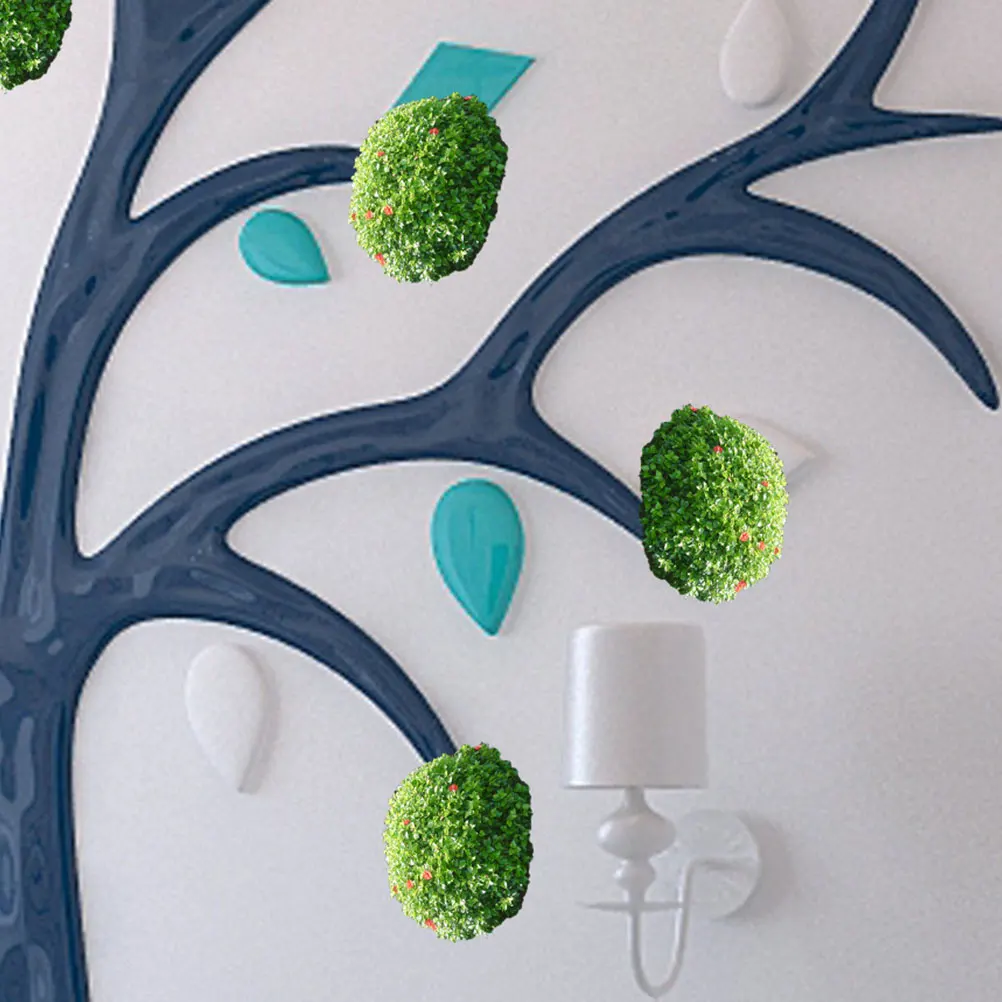 

3 Pcs Flower Arrangement Grass Frame Rack Plant Support Plants Bouquet Artificial Topiary Ball Plastic Holder