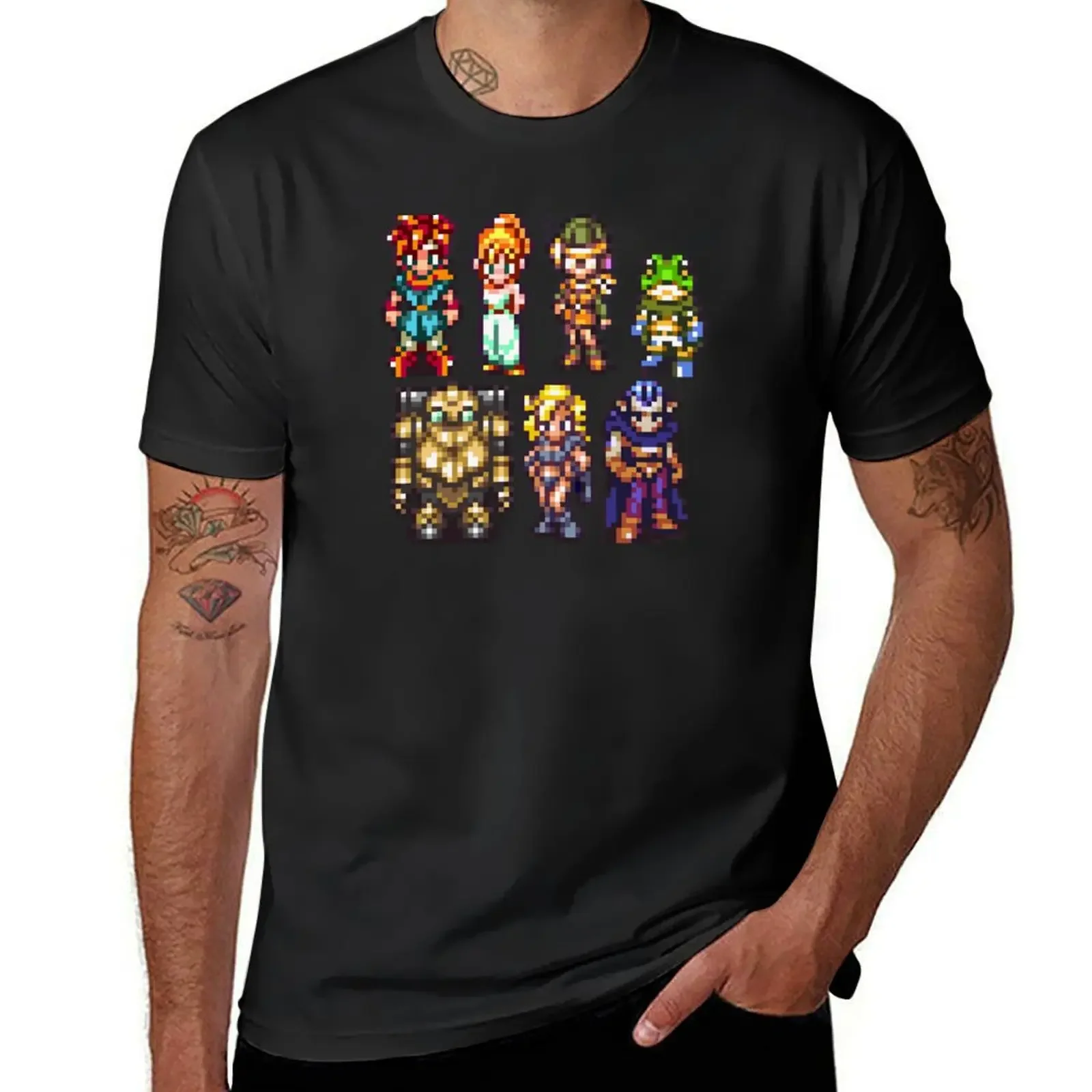 Chrono Trigger Party Sprite T-Shirt boys animal print anime figures street wear new edition mens t shirt