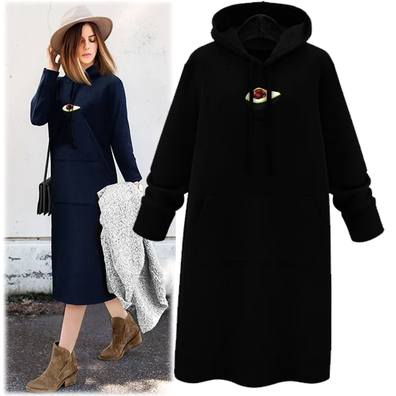 The 2024 popular avocado winter coat is loose and comfortable, warm, close-fitting, and cold-proof, mid-length hooded dress