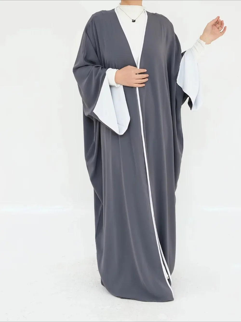 

Ид Мусульманская Абая для женщин Скромные платья Кардиган Халат Джалабия Рамадан Марокко Дубай Открытая Абая Кафтан Ислам 2026 Vestidos