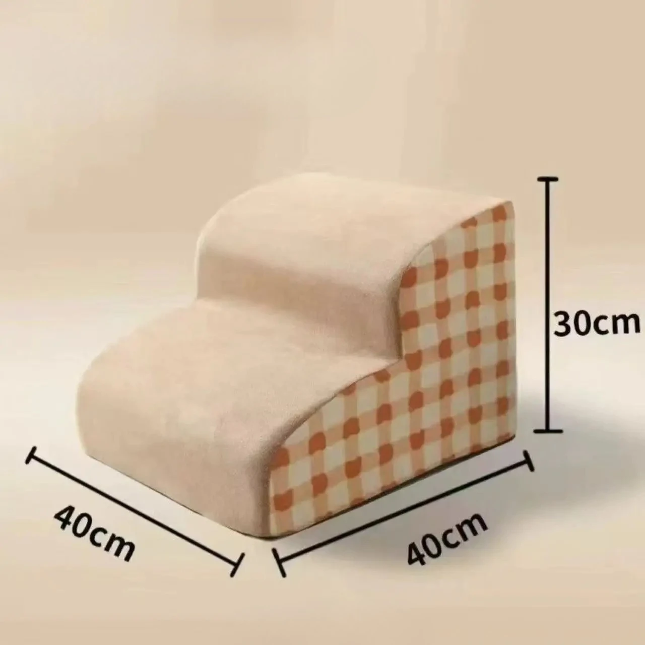 Pets Pet 2/3 Steps Household Bedside Stairs Dog Teddy Cat Ladder Small Stairs Pet Ramp for Puppy and Small Dogs - view 2
