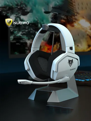 NUBWO G06 Dual Wireless Gaming Headset with Microphone for PS5, PS4, PC, Mobile, Switch, 2.4GHz Bluetooth 5.3 Gaming Headphones