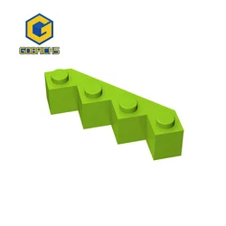 Gobricks 10Pcs MOC Parts 14413 Wedge 4 x 4 Facet Compatible Bricks DIY Assmble Building Blocks Particle Puzzle Brain Toy Gift