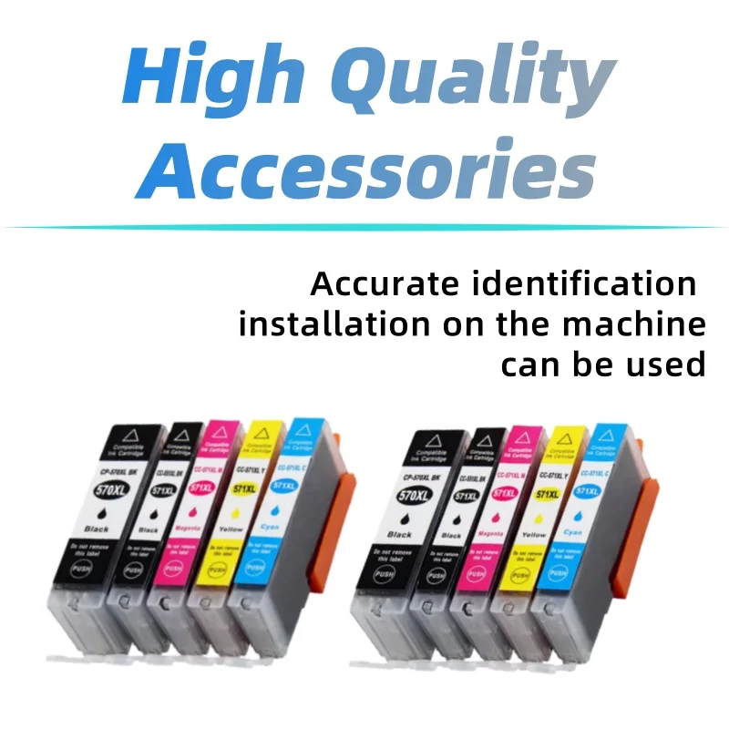 2 セット PGI570 CLI571 インクカートリッジキヤノン PIXUS MG5750 MG5751 プリンタインク MG6850 MG6851 カートリッジ MG7750 MG7751 MG7752 MG7753