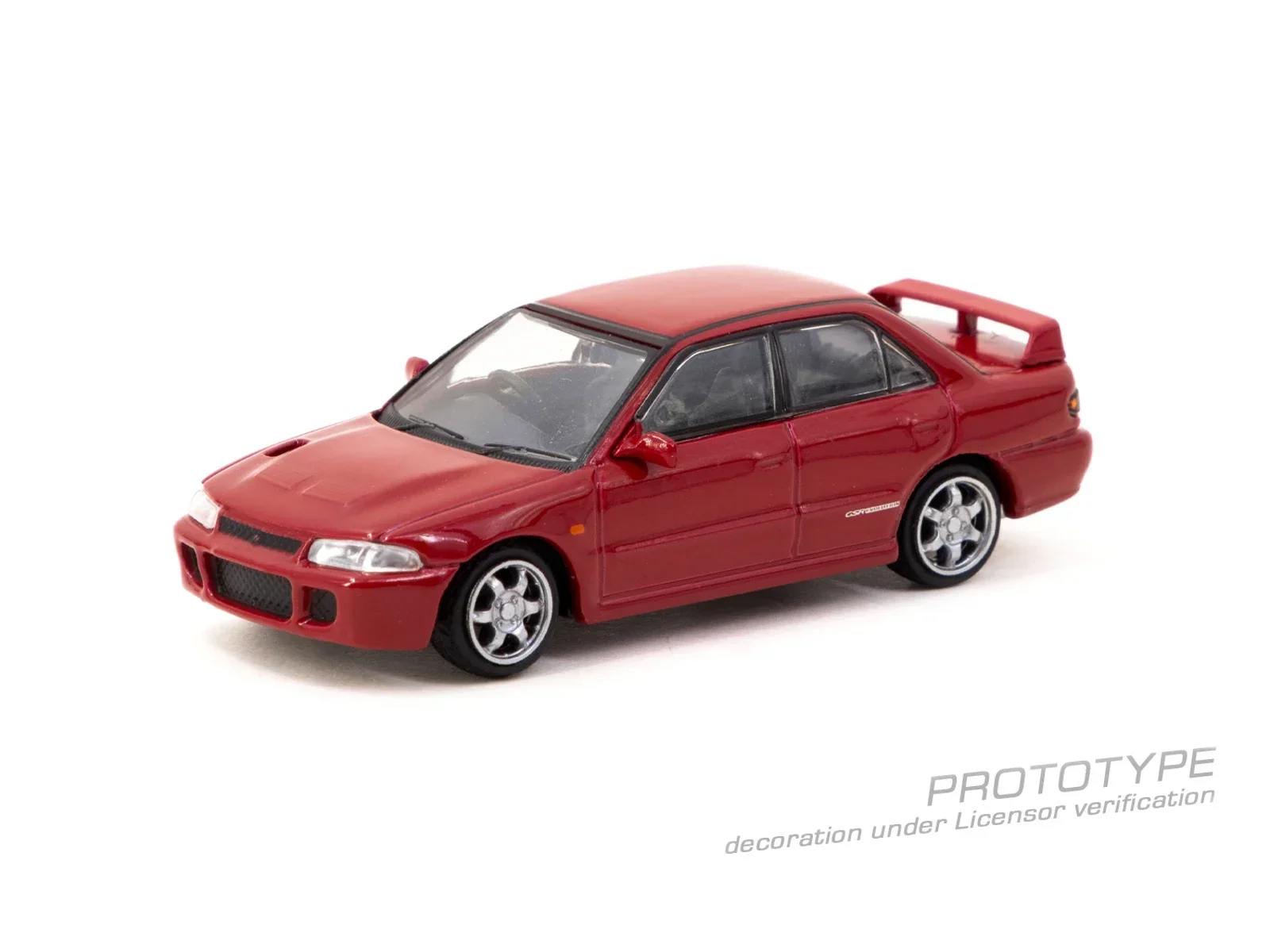 Tarmac Works-Red Diecast Model Car, 1:64 GSR Evolution