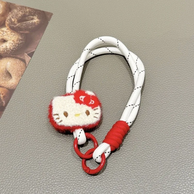 Sanrio Kawaii HelloKitty sleutelhanger schattige strik serie anime pop rugzak hangend touw hanger cartoon meisje vakantiecadeau