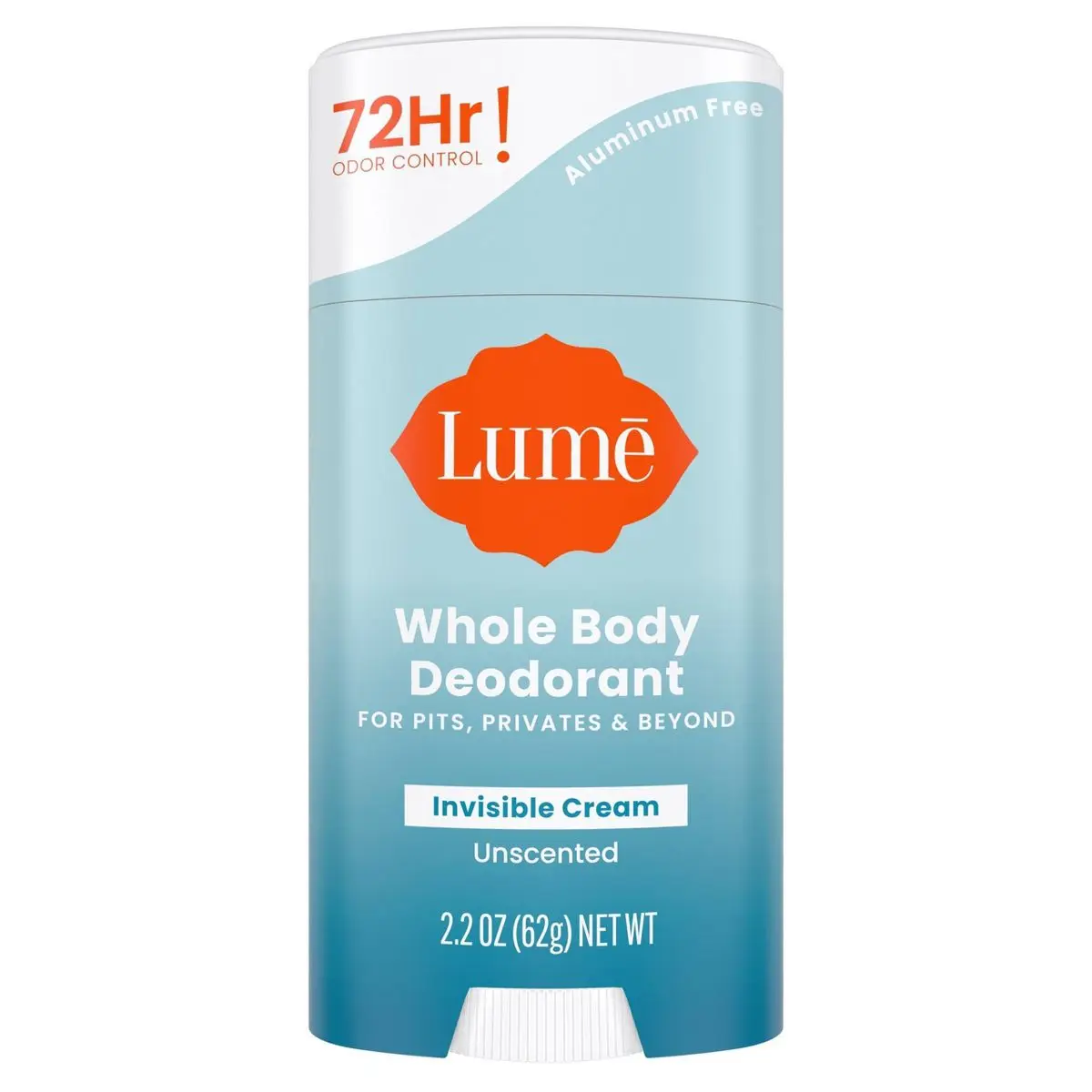 

Whole Body Women's Aluminum Free Invisible Cream Stick Deodorant - Unscented - Trial Size - 2.2oz