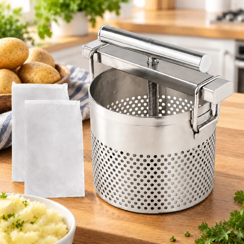 Stainless Steel Handheld Dumpling Maker for Quick and Simple Vegetable Filling Preparation