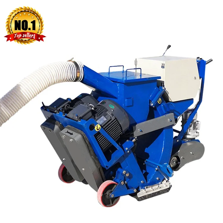 High Power Concrete Shot Blasting Machine Road Surface Coating Remover