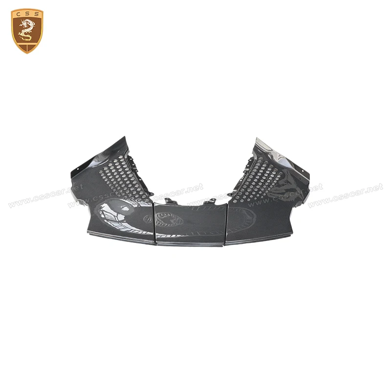 

For Ferrari SF90 OEM Style Dry Carbon Fiber Auto Engine Part Inner Radiator Cooling Grid Panel Cover Replacement Hood Grilles