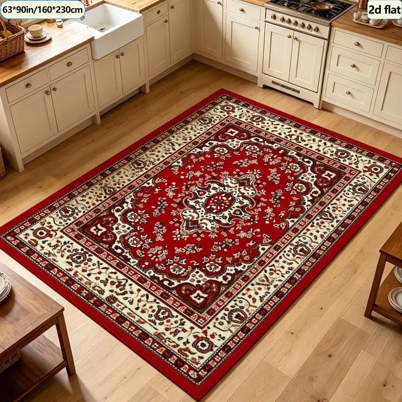 Modern Geometric Triangle Carpet Flooring Abstract Color Block Square Rug Anti‑Slip Bedroom Household Floor Mat