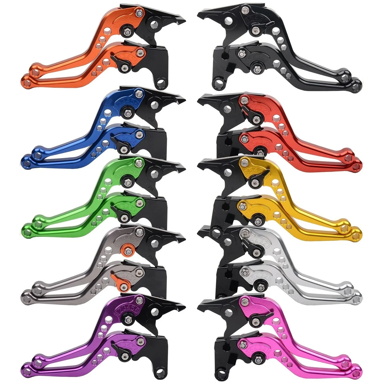 

Short Motorcycle 7/8" 22mm Brake Clutch Levers For Kawasaki NINJA 650R/ER-6F/ER-6N VERSYS(650cc) Z750S(not Z750 model), W800/SE