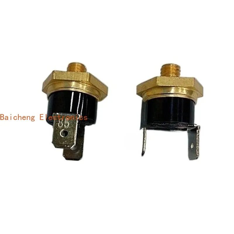 10PCS KSD301 M3M4M5M6 copper head threaded temperature controller 60 degree temperature switch