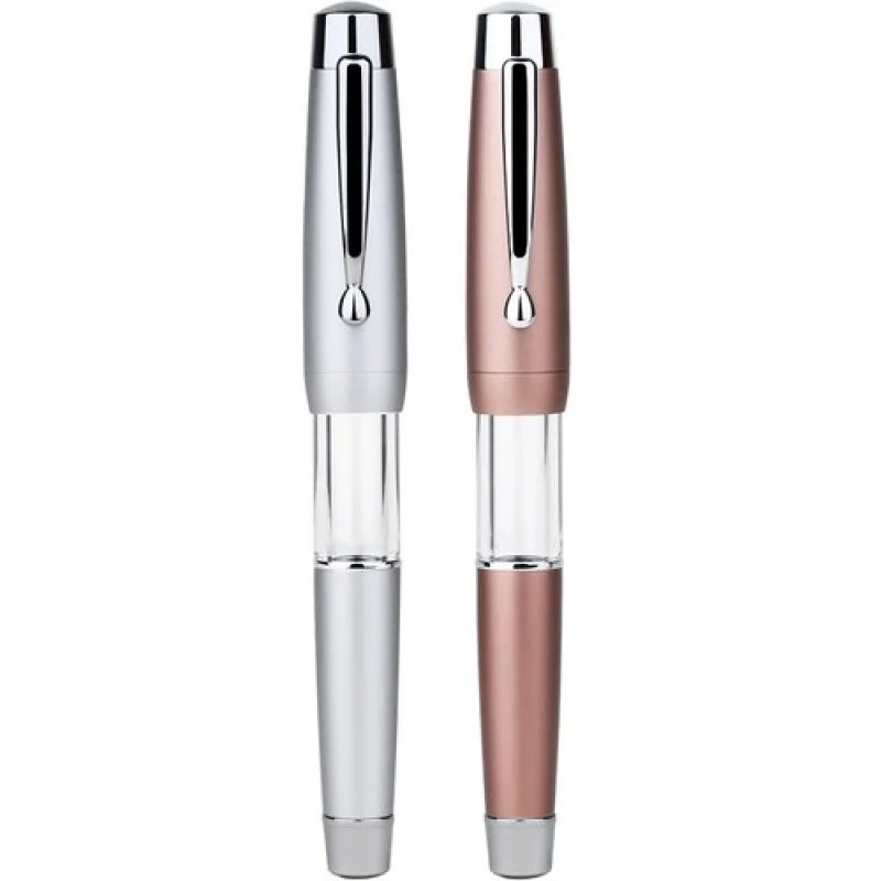 

A+ MAJOHN T2 Elastic Piston Fountain Pen Acrylic Metal Matte EF/F/M/Bent Nib Pen