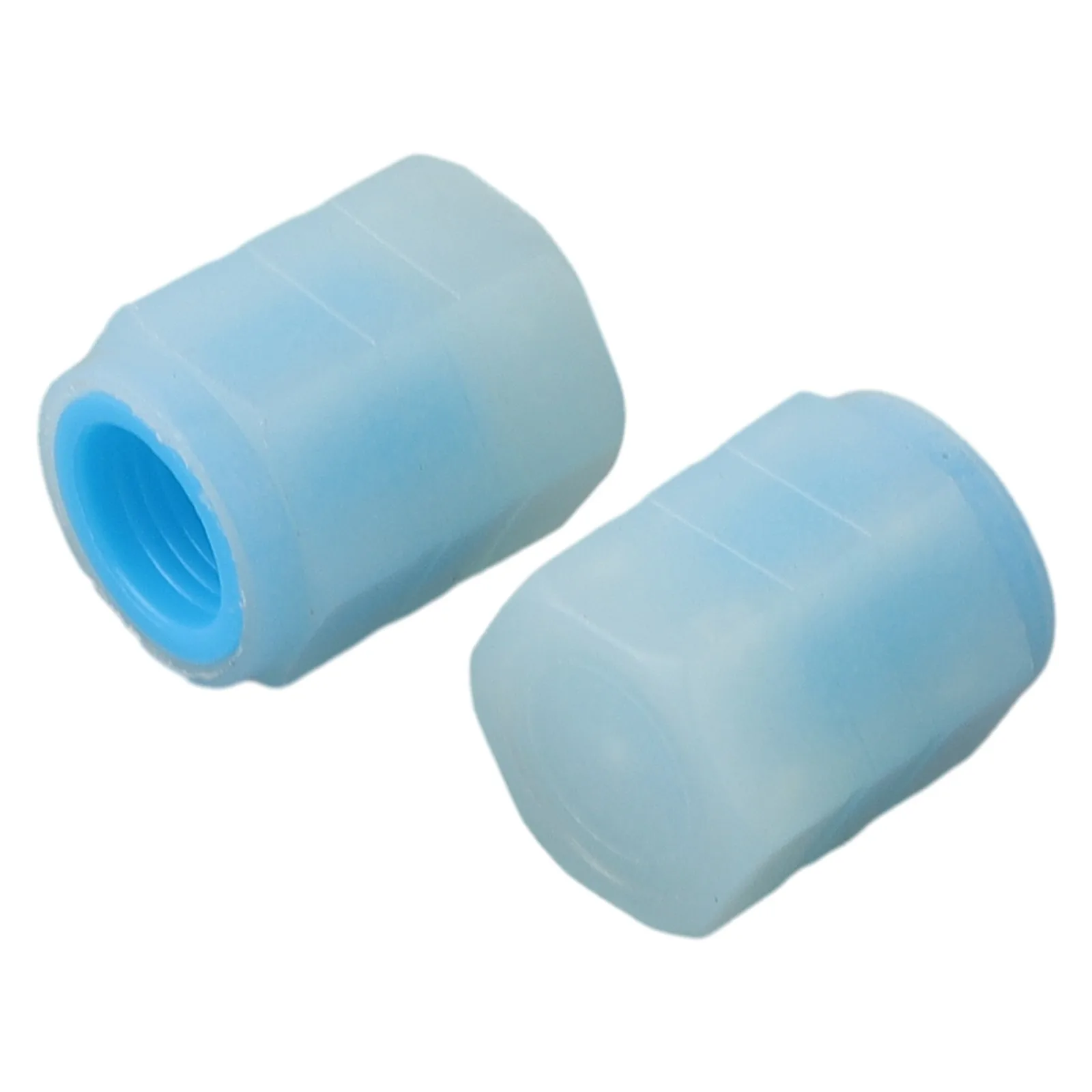 Tire Valve Stem Covers Tire Valve Stem Cap Luminous Tight Leak-proof Seal ABS Material Blue High Quality For Bikes