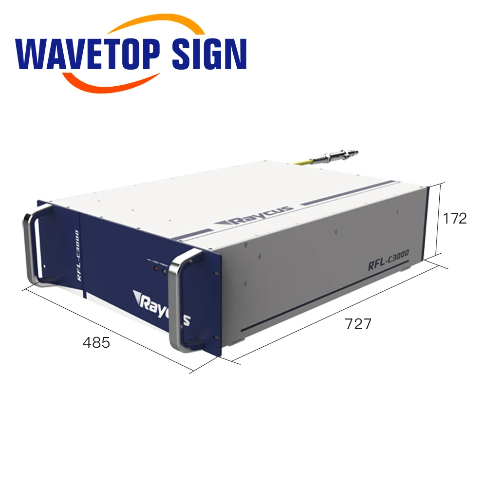 WaveTopSign Raycus Global-Series RFL-C3000S-CE CW Источник волоконного лазера 3000 Вт для волоконной лазерной резки и сварки