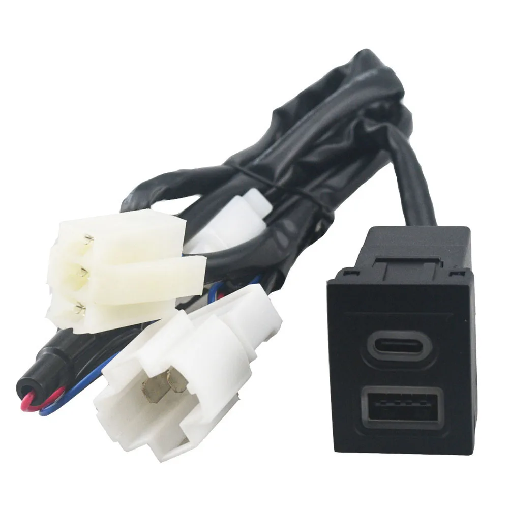 

Auto Fast Charge Usb Converter Connector Car USB Charger As Shown In The Figure For POLO Fast Charge ABS Material