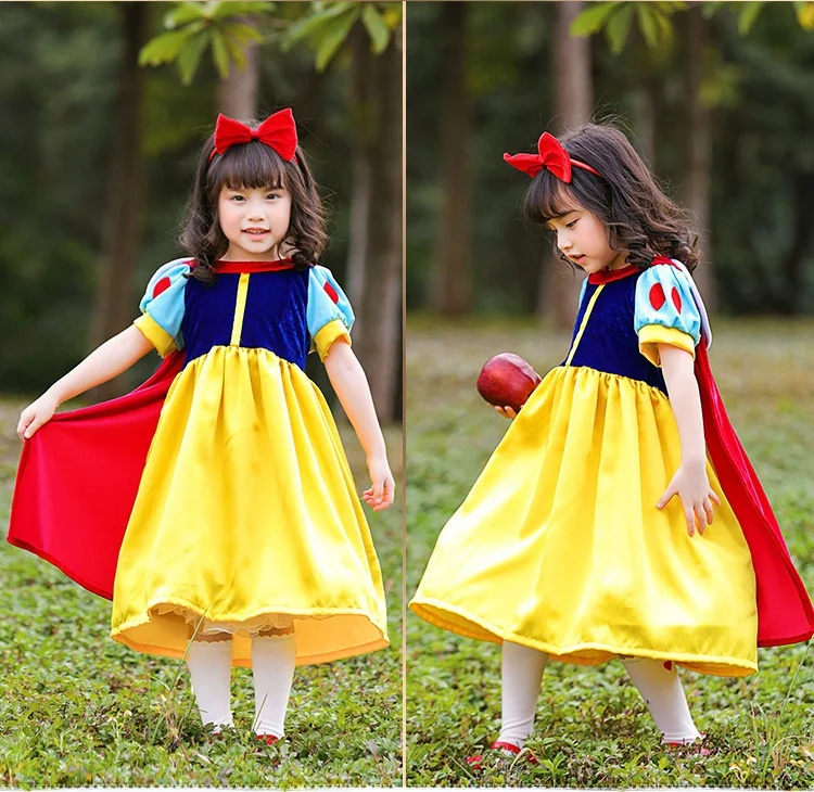 أزياء الهالوين الجنية T موضوع تأثيري الملكة رداء تنورة طويلة الوالدين والطفل ثوب سنو وايت مادة البوليستر #3