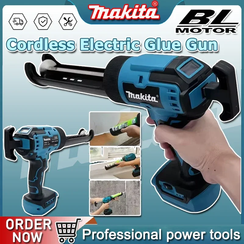 마키타 무선 전기 글루건 다기능 전기 코킹건 휴대용 글루 충전 밀봉 전동 공구 18V 배터리용