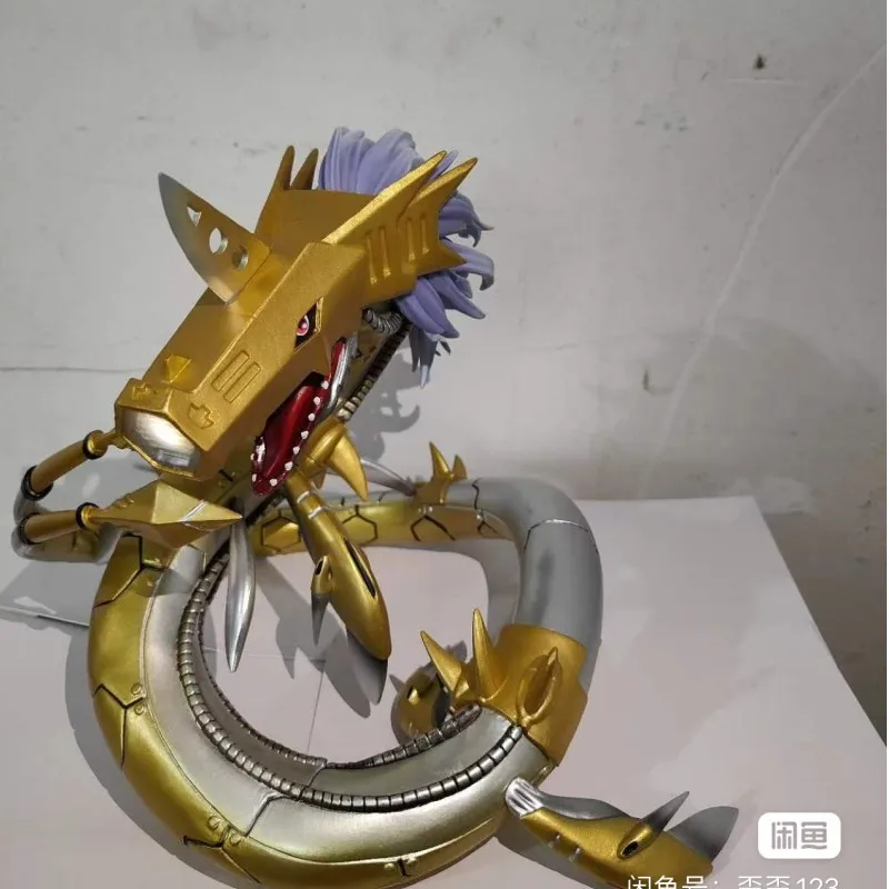 26cm Digimon Adventure Figure Anime Metal Seadramon Action Figureine Gk Pvc Statue Model Collect Decoration Toys For Kid Gifts