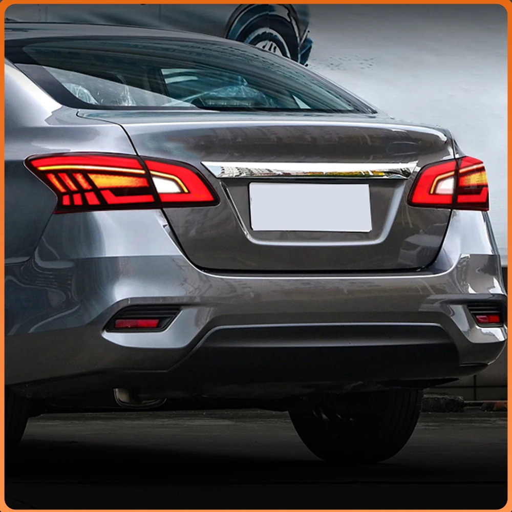 

Светодиодные задние фонари для Nissan Bluebird Sylphy 2012-2024 с динамическим указателем поворота, стоп-сигналом и задними фонарями, аксессуары Plug & Play