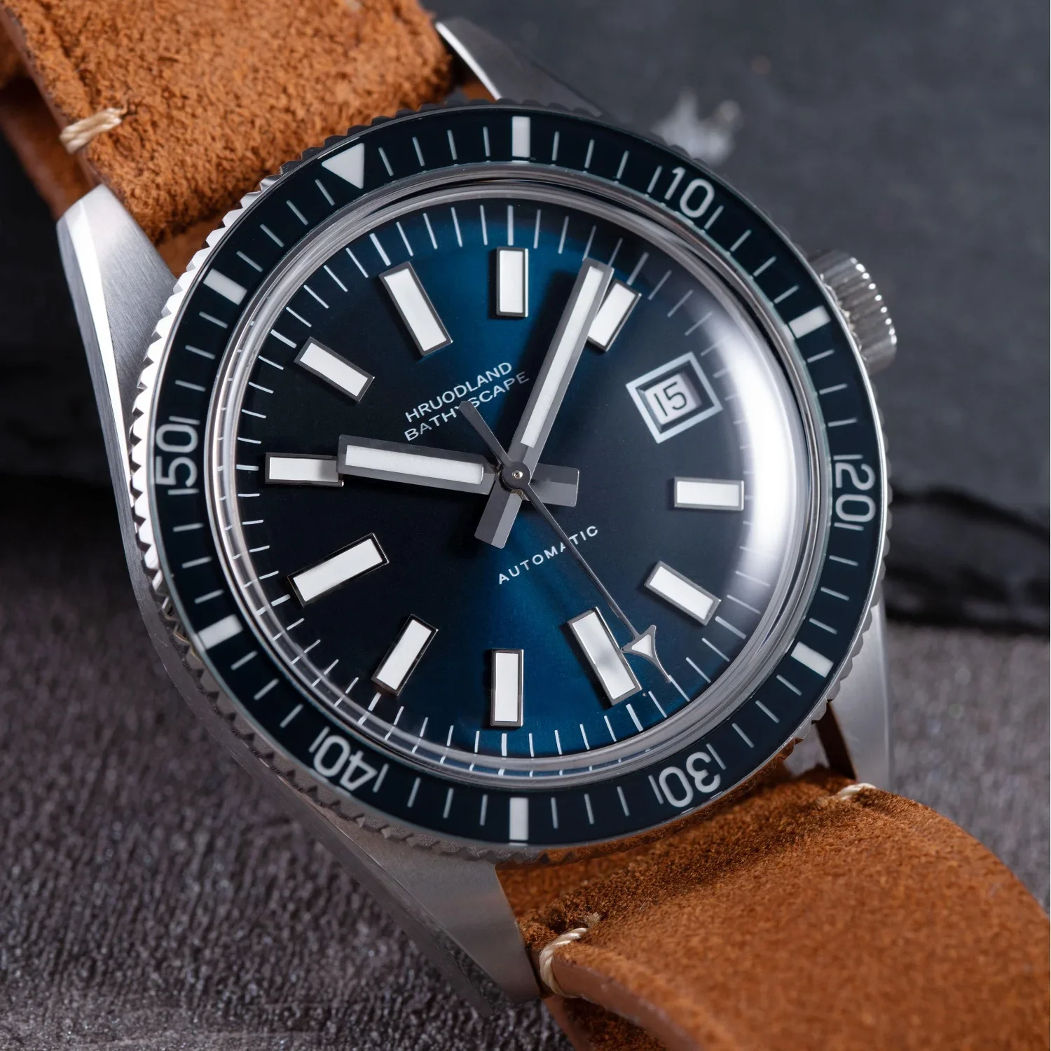 Hruodland 2026 New Automatic Mechanical Men Watches Sapphire Stainless Steel PT5000 Vintage Classic Watch for Male reloj hombre