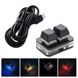 MacroUSB Custom Mechanical Keyboard 2 Keys Gaming Keyboard Sayo Device Shortcut Programmable Keypad Keys Macro