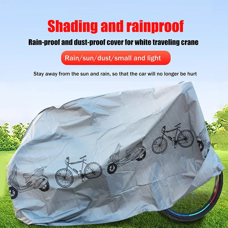 

Thicken Waterproof Dust Proof Mountain Bike Cover Sun Protection Bicycle Motorcycle Cover 200*100cm