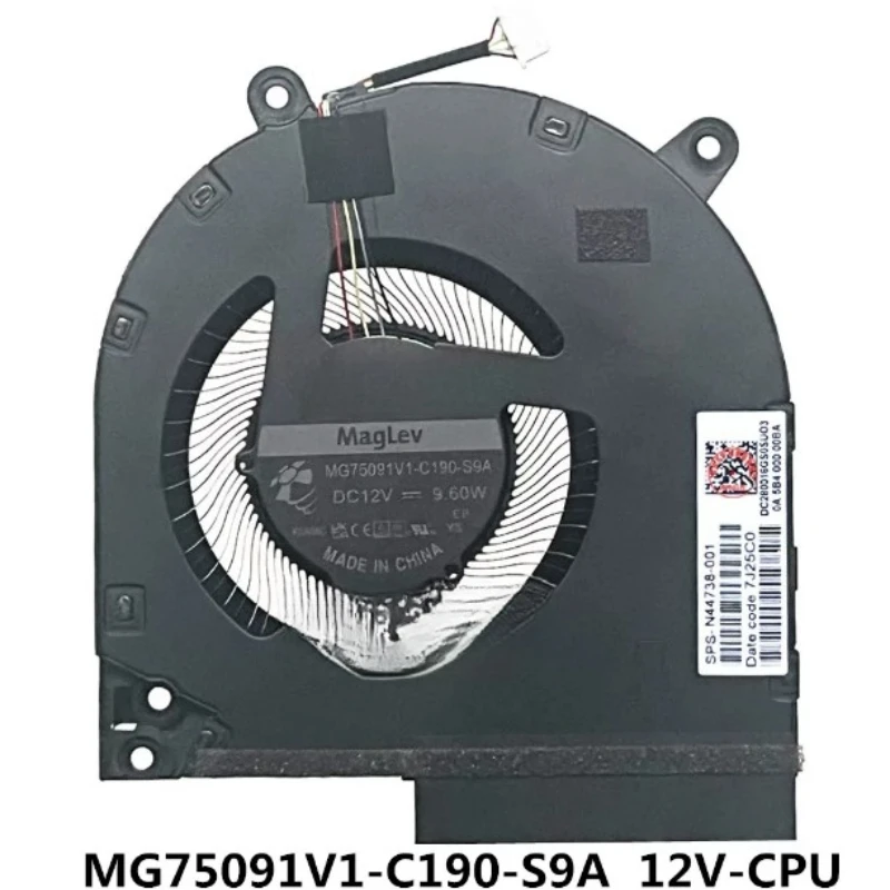 CPU GPU Cooling Fan for HP Victus Gaming Laptop 16-R TPN C169 N44738 001 Notebook PC Cooler Radiators MG75091V1 C180/C190 S9A