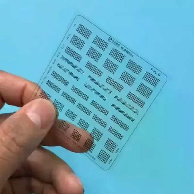 Screen Green Oil Film For Series F-IPLCD Green Oil BGA Reballing Stencil CPU Motherboard Repair Tool