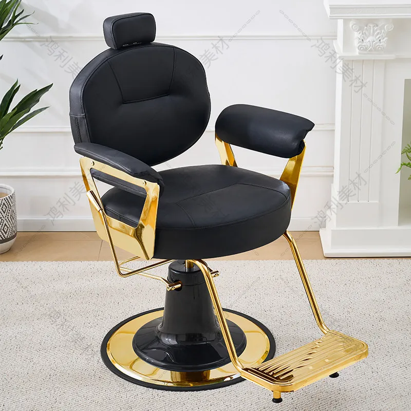 Premium Aesthetic Barber Chair Elegant Luxury Unique Creative Barber Chair Classic Versatile Sgabello Estetista Salon Furniture