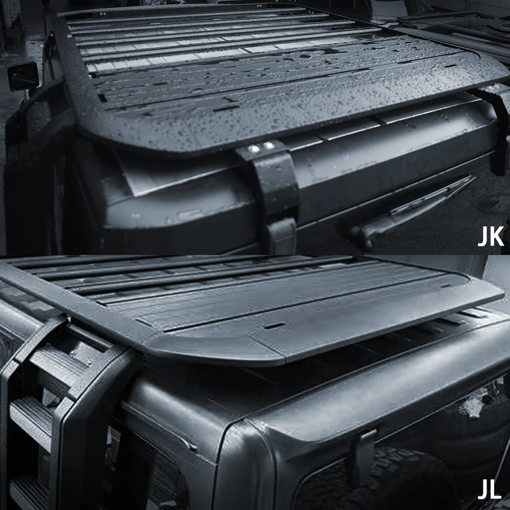 Aluminum Luggage carrier for Jeep Wrangler JK JL 4x4 Accessories Maiker Manufacturer Car Roof Racks