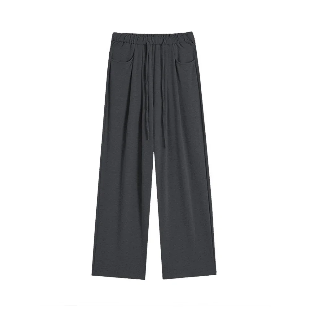 Casual Womens Pants Loose Trousers Casual Outfits M Pink Solid Color Pattern All Seasons Wear Daily Use Apparel