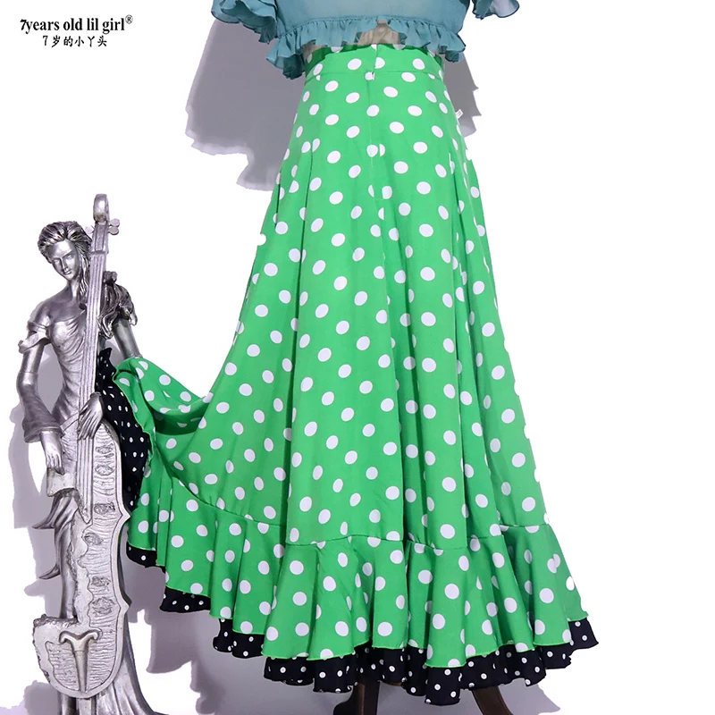 スペインのフラメンコ衣装パフォーマードレス女性ガールジプシー社交フェスティバルパフォーマンスダンス WeaDTT86r