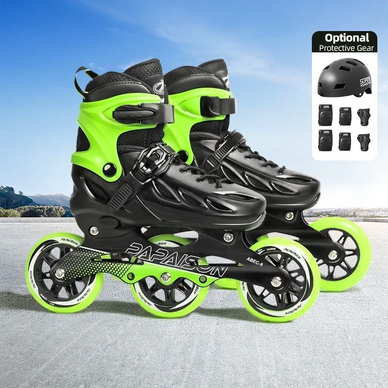 

Взрослые трехколесные роликовые коньки для мужчин и женщин, профессиональные скоростные ролики, обувь для фристайла, для начинающих, для использования в студенческих командах